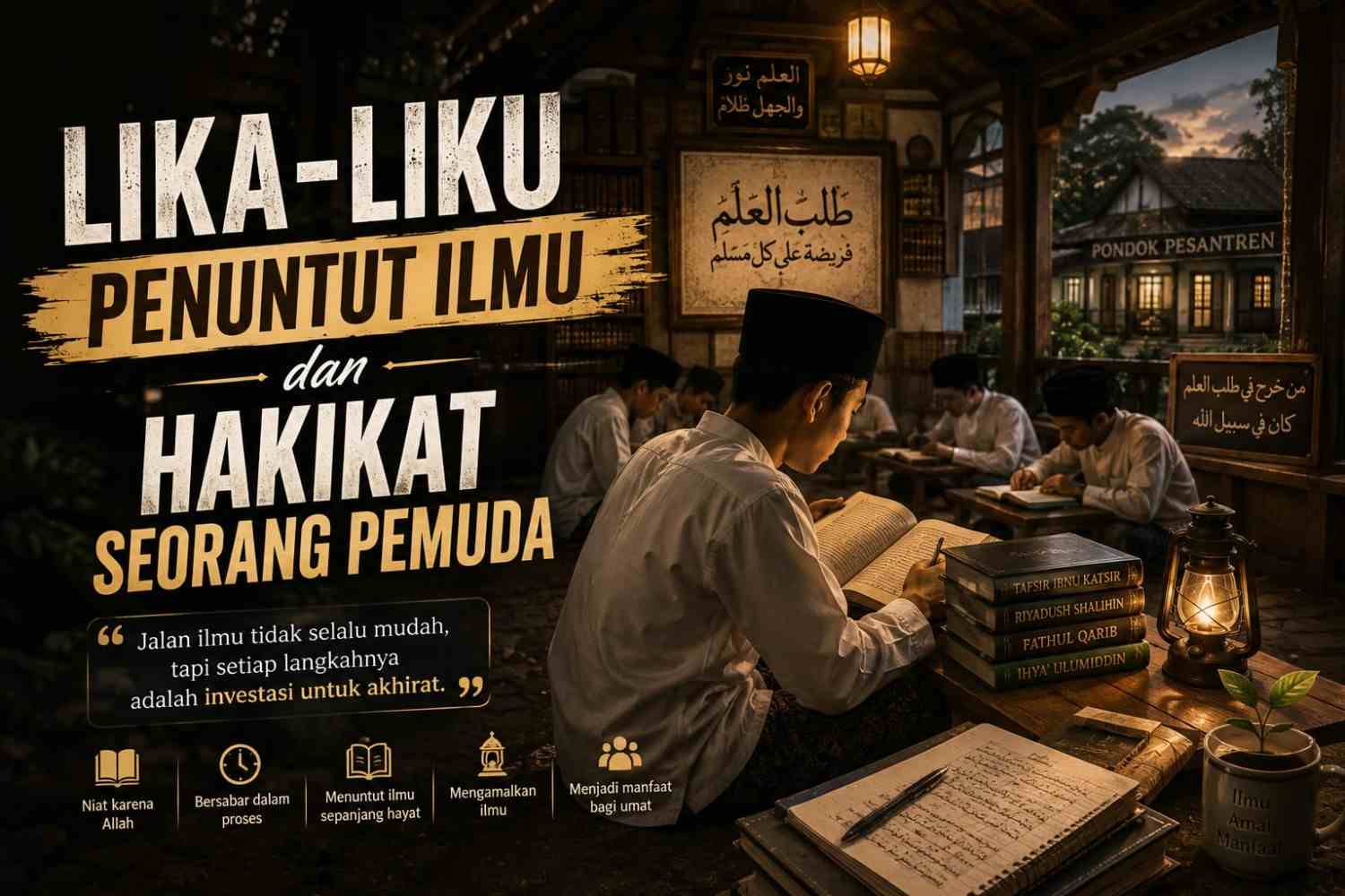 Lika-liku Penuntut Ilmu dan Hakikat seorang Pemuda