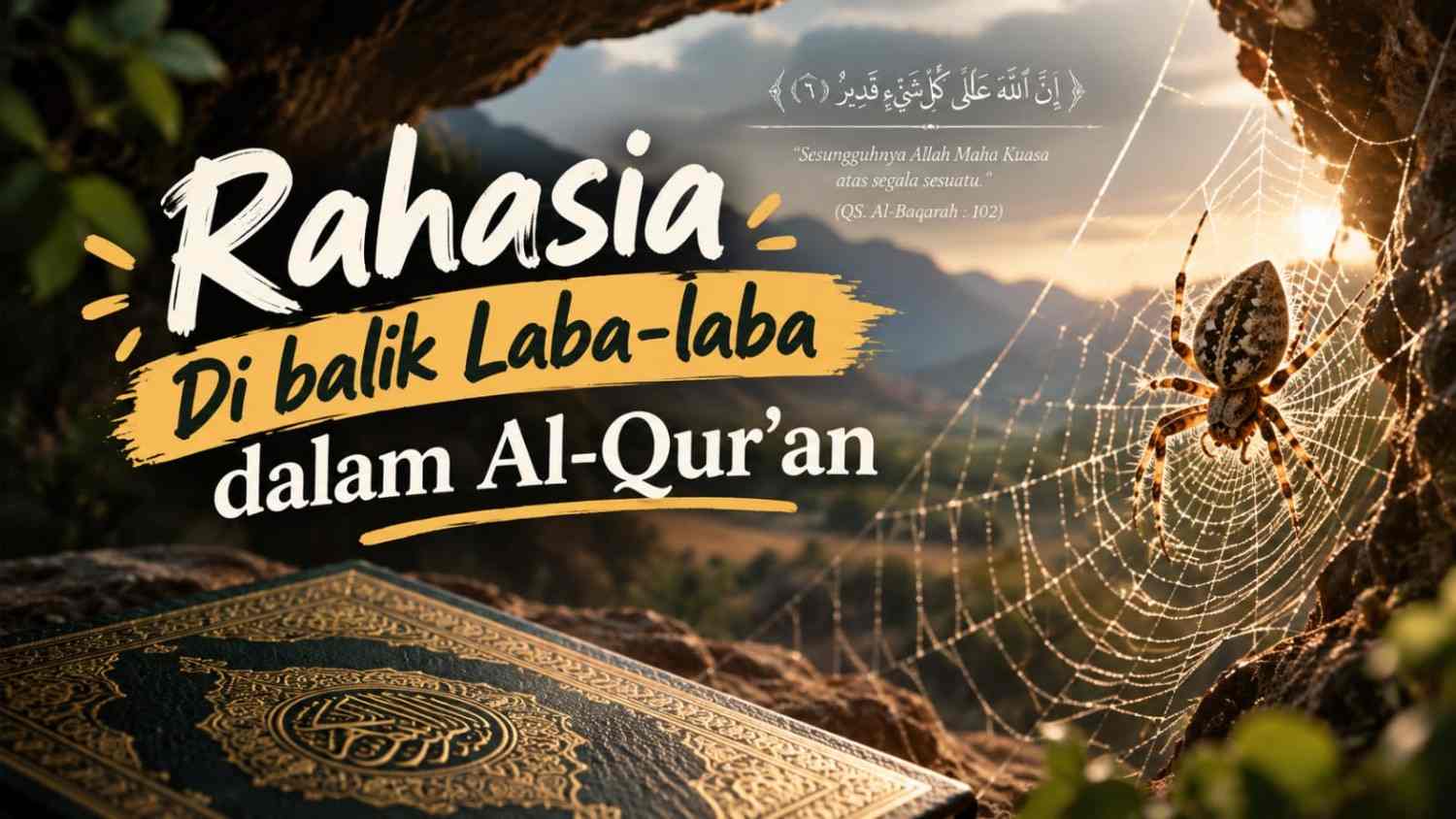 Rahasia di balik Laba-laba dalam Al-Qur'an